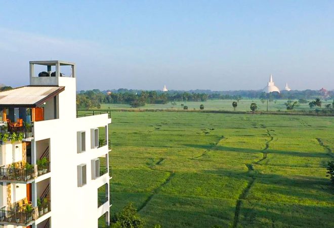 Peaceful view of Anuradhapura